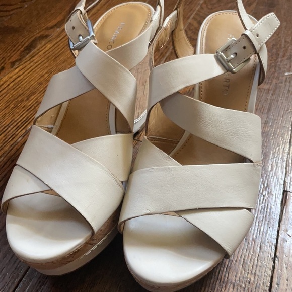 Franco Sarto white wedges size 8.5 US - Picture 14 of 16